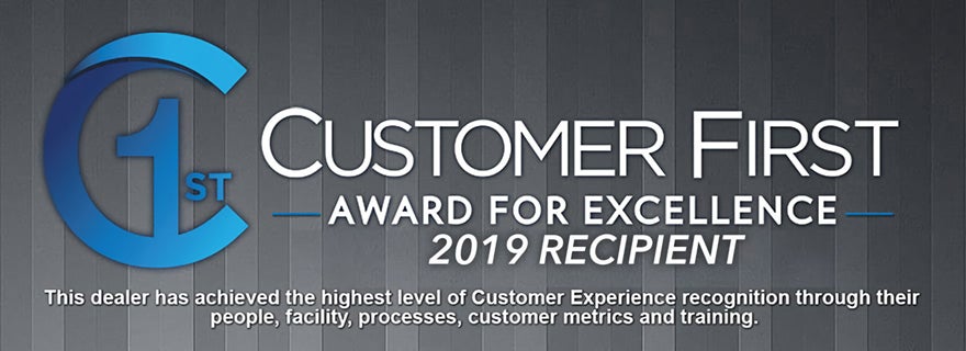 Customer First Award For Excellence 2019 Recipient